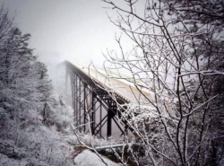 NRG Bridge in winter