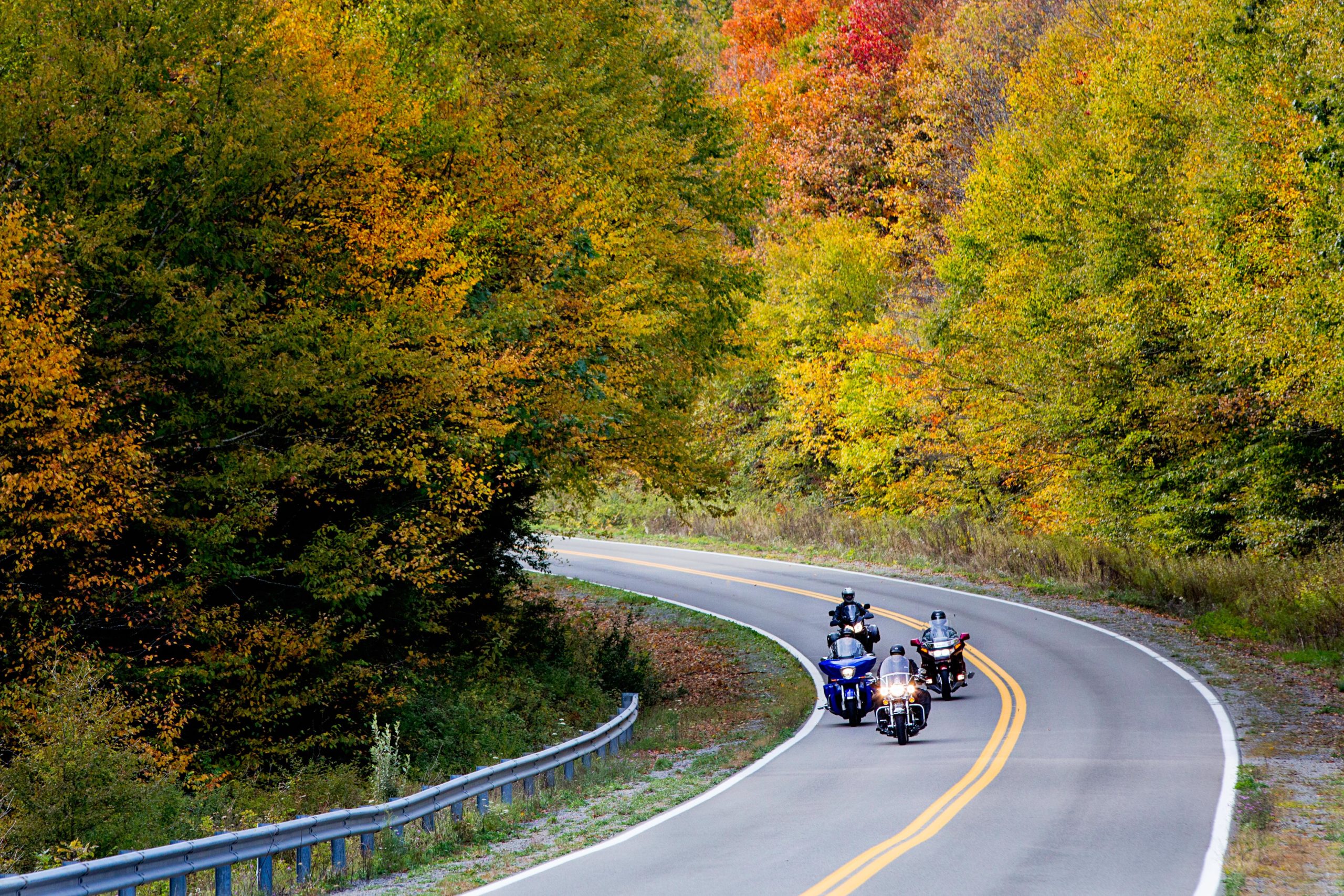 Motorcycle Rides Through the New River CVB New River